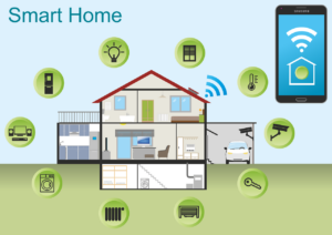 Free smart home house technology vector